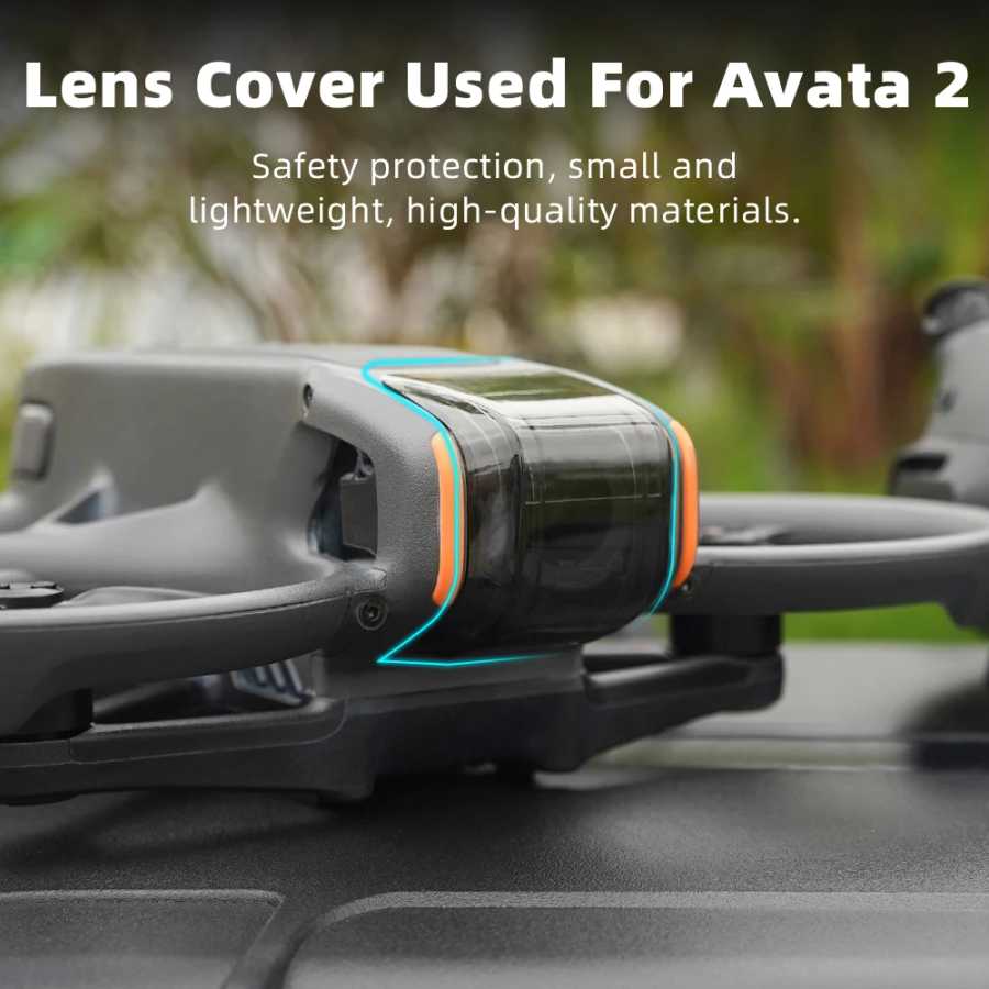Фотография №1 товара Крышка объектива для DJI Avata 2 Крышка объектива карданный шарнир