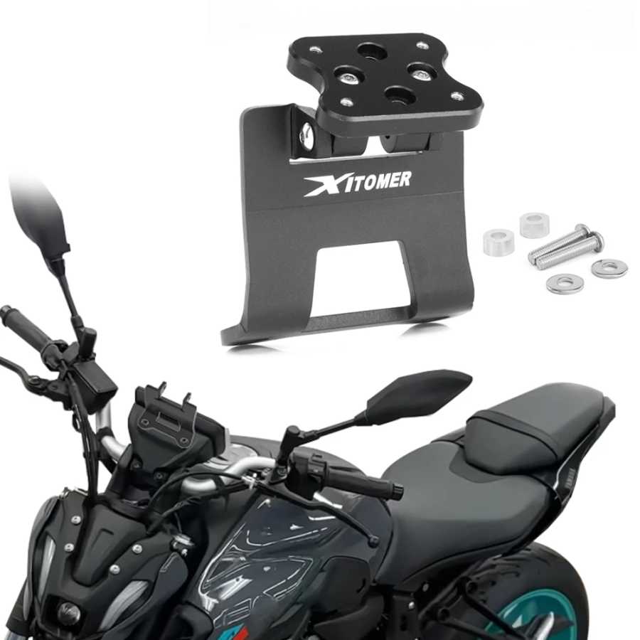 Подходит для Yamaha MT-07/ABS 2023-2024 MT07 ABS мотоциклетный навигационный кронштейн GPS-навигатор для телефона монтажный кронштейн подставка-держатель Модификация & Защита
