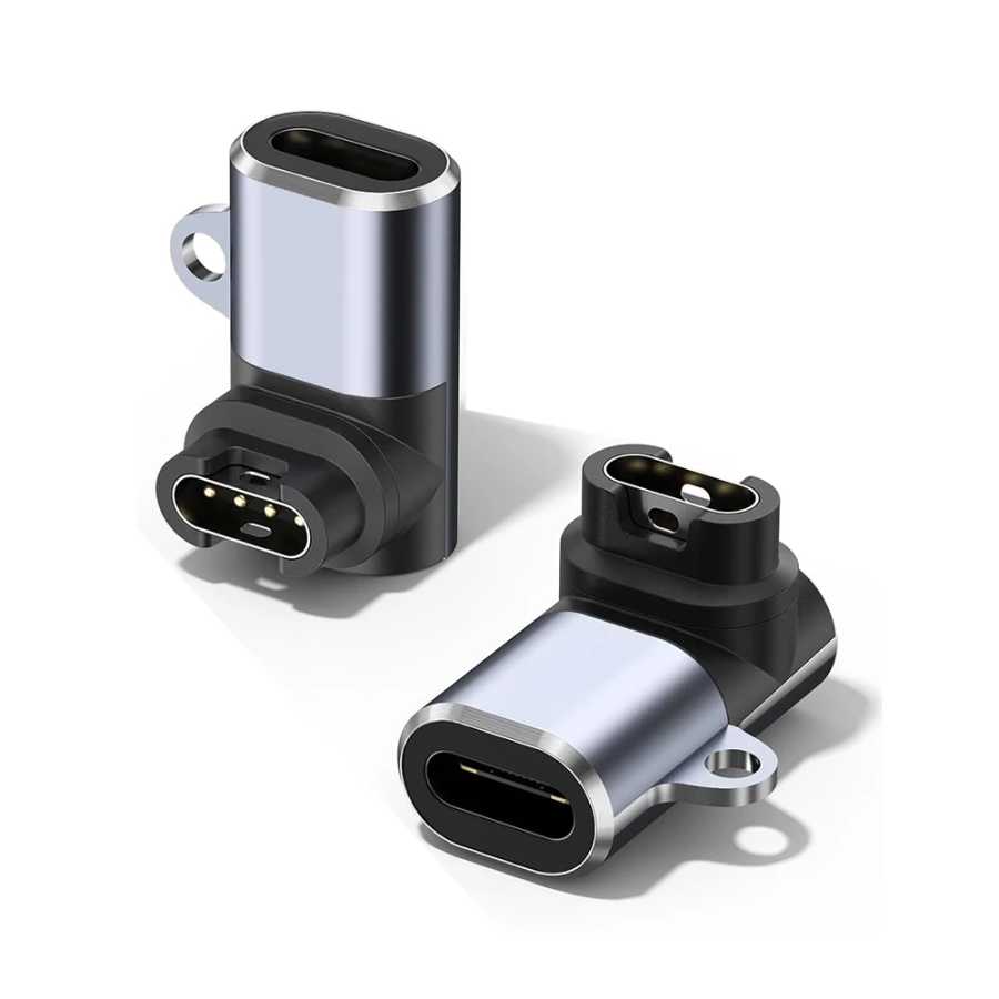 2 шт. USB-кабель типа C, адаптер для зарядки часов, совместимый с Garmin Fenix 7/7S/7X/6/6X/6S Forerunner 965/955/255 серий и многого другого Умная электроника
