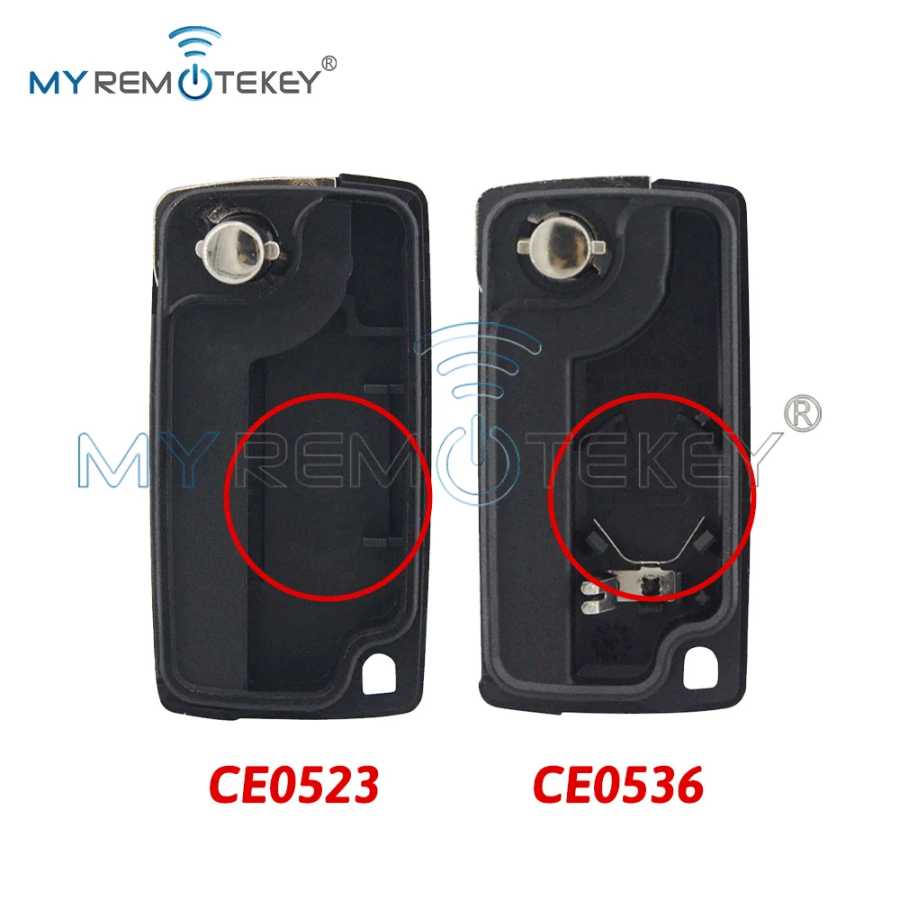 Фотография №2 товара Корпус для дистанционного ключа MYREMOTEKEY 2/3/4B для Peugeot 207 307
