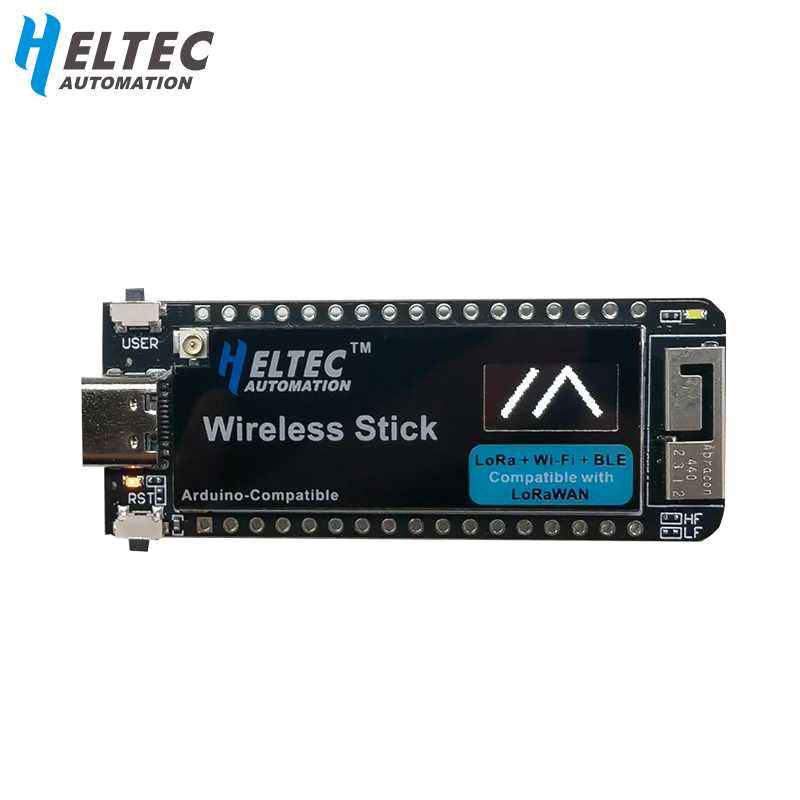 Местластичная плата Heltec Wireless Stick V3 ESP32 LoRa, макетная плата Wi-Fi BLE LoRa с oled-дисплеем для IoT 433HMZ/868MHZ/915MHZ Компьютерные комплектующие
