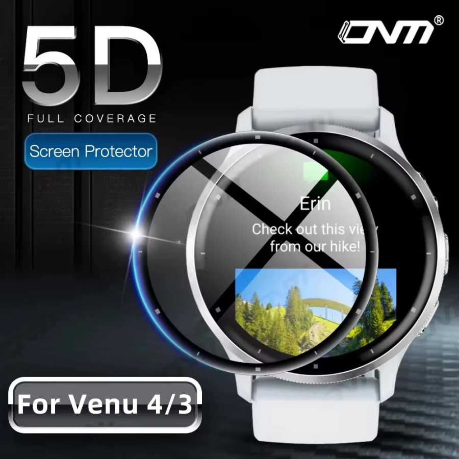 Защитная пленка 5D для Garmin Venu 4 3 3S, защитная пленка от царапин для экрана Garmin Venu4 (не стекло) Умная электроника