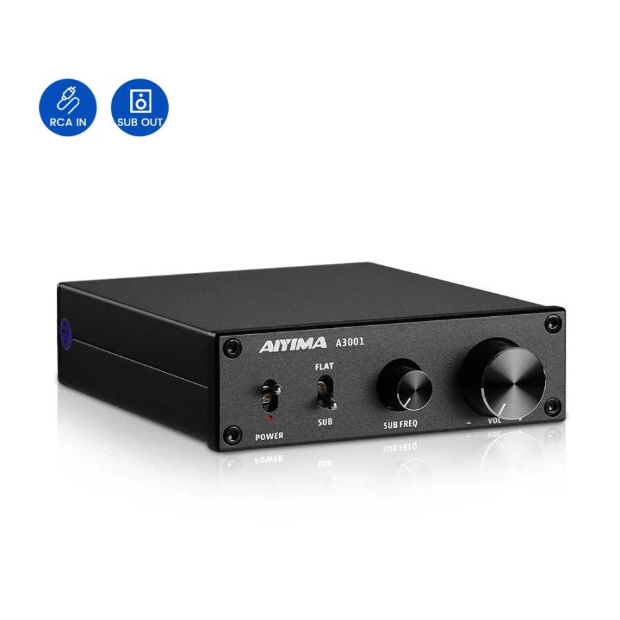 Фотография №1 товара Усилитель для сабвуфера AIYIMA Audio A3001 TPA3255, 300 Вт, HIFI,