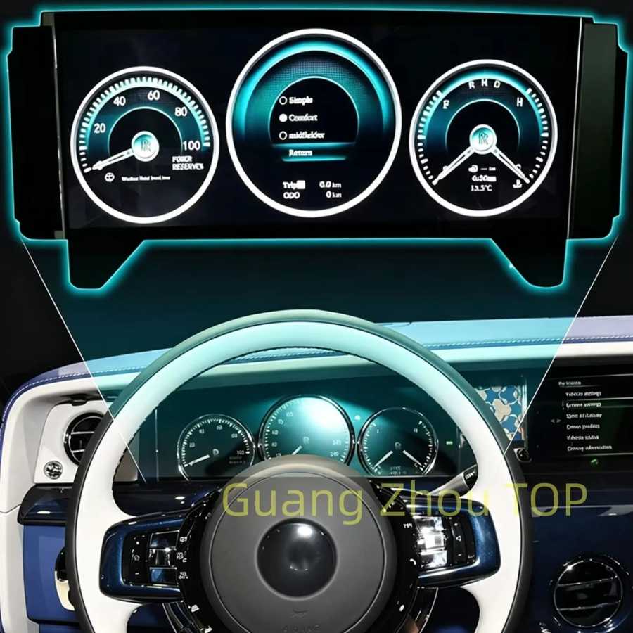 Цифровая приборная панель LCD для Rolls Royce Phantom 2004-2012, мультимедийная автомобильная магнитола с навигацией и поддержкой CarPlay Автоэлектроника