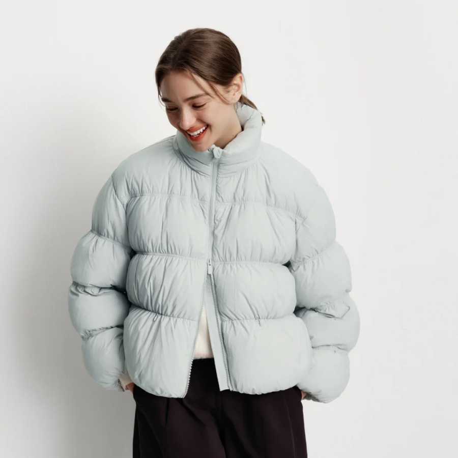 Фотография №4 товара Пуховик Semir, женское пальто с капюшоном, модная водонепроницаемая маслостойкая непромокаемая