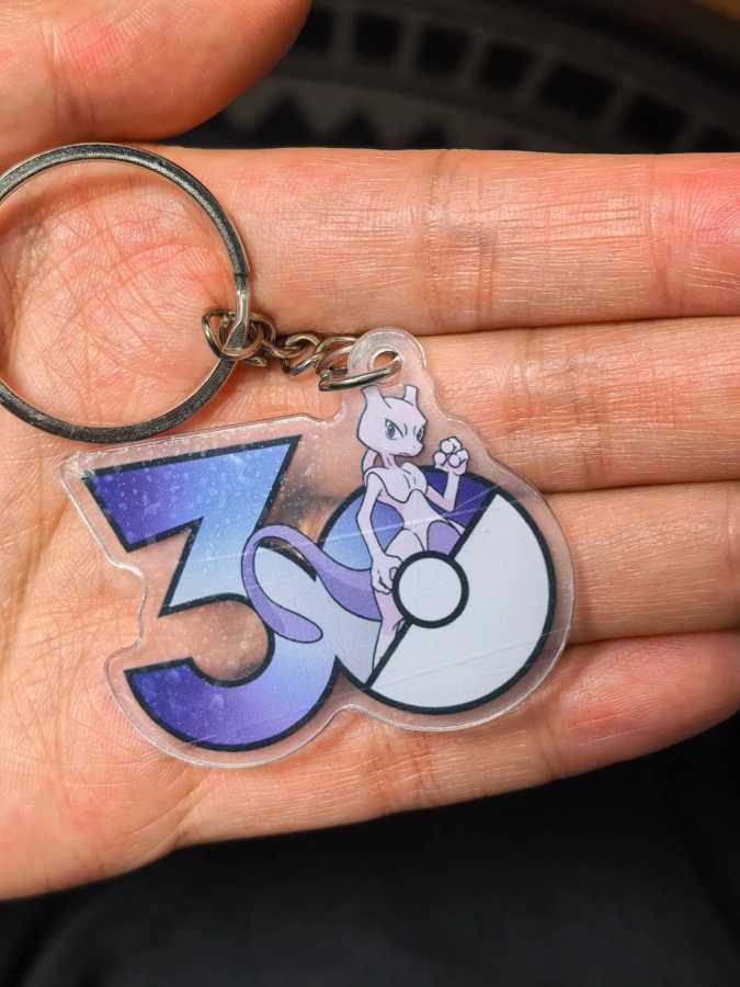 Фотография №5 товара Акриловый брелок к 30-летию Pokemon: 50 видов милых мультяшных персонажей,