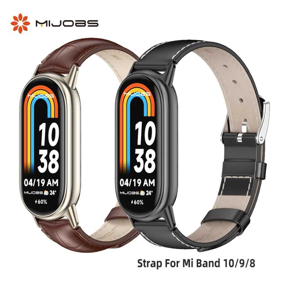 Ремешок для Mi Band 10, ремешок для смарт-браслета Xiaomi Smart Band 10, браслет для Mi Band 9, 8, 7, 6, 5, сменный ремешок из натуральной кожи Умная электроника
