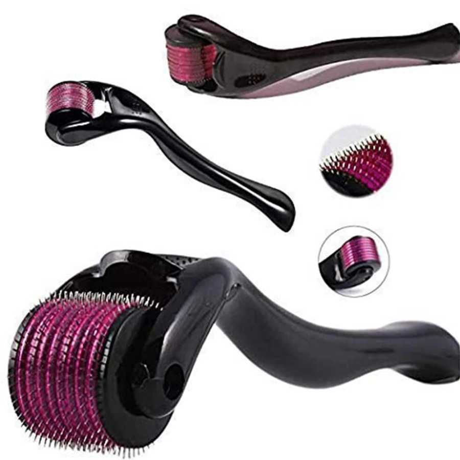 Фотография №2 товара Фиолетовый, черный ролик Derma Roller из нержавеющей стали 540, черный