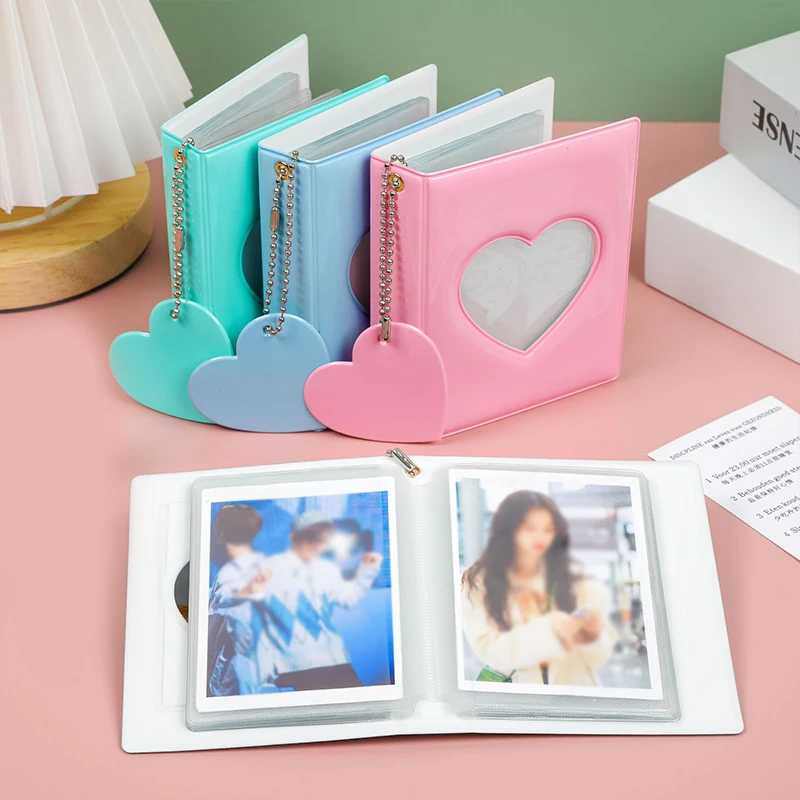Для Fujifilm Instax Mini 12 11 9 8 7s 70 25 50s 90 Фотоальбом 3-дюймовый монограммический 32 кармана Фотоальбом Маленький альбом для хранения карт Аксессуары и запчасти
