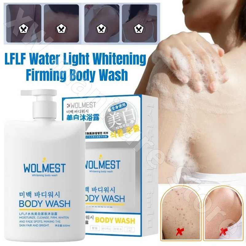 Корейский водный и компактный гель для душа LFLF, ниацинамид, глубокая очистка, увлажняющий, осветляющий, стойкий аромат, 500 мл Ванна и душ