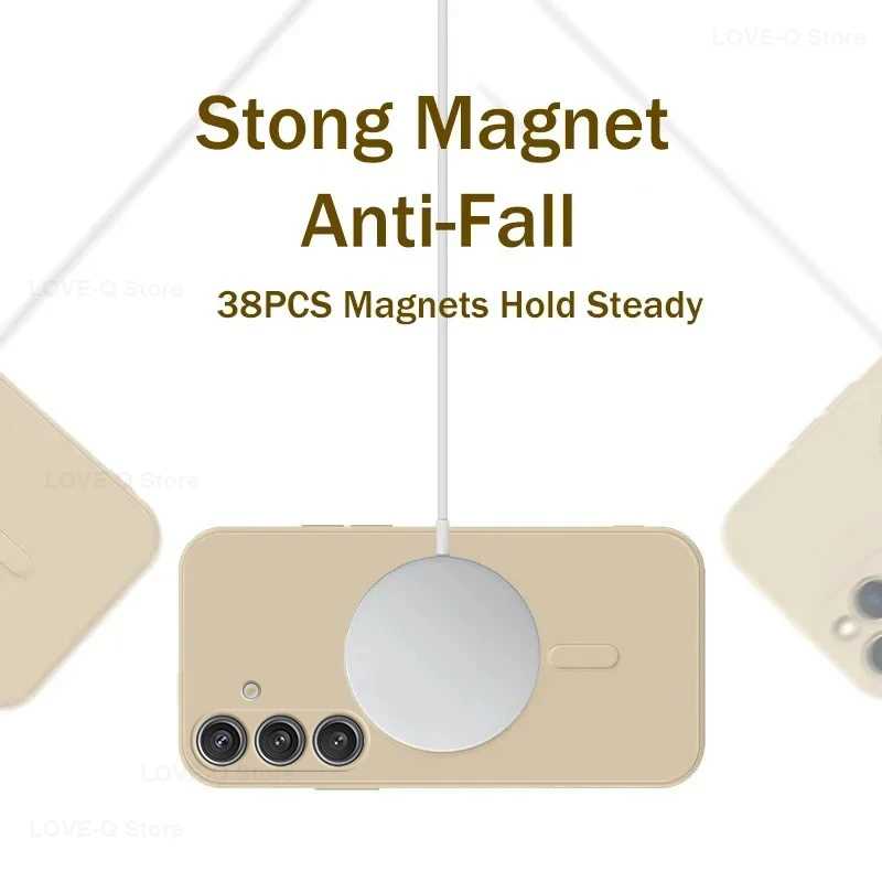 Фотография №2 товара Чехол Magsafe на Samsung S25 Ultra / Самсунг С25 Ультра,,