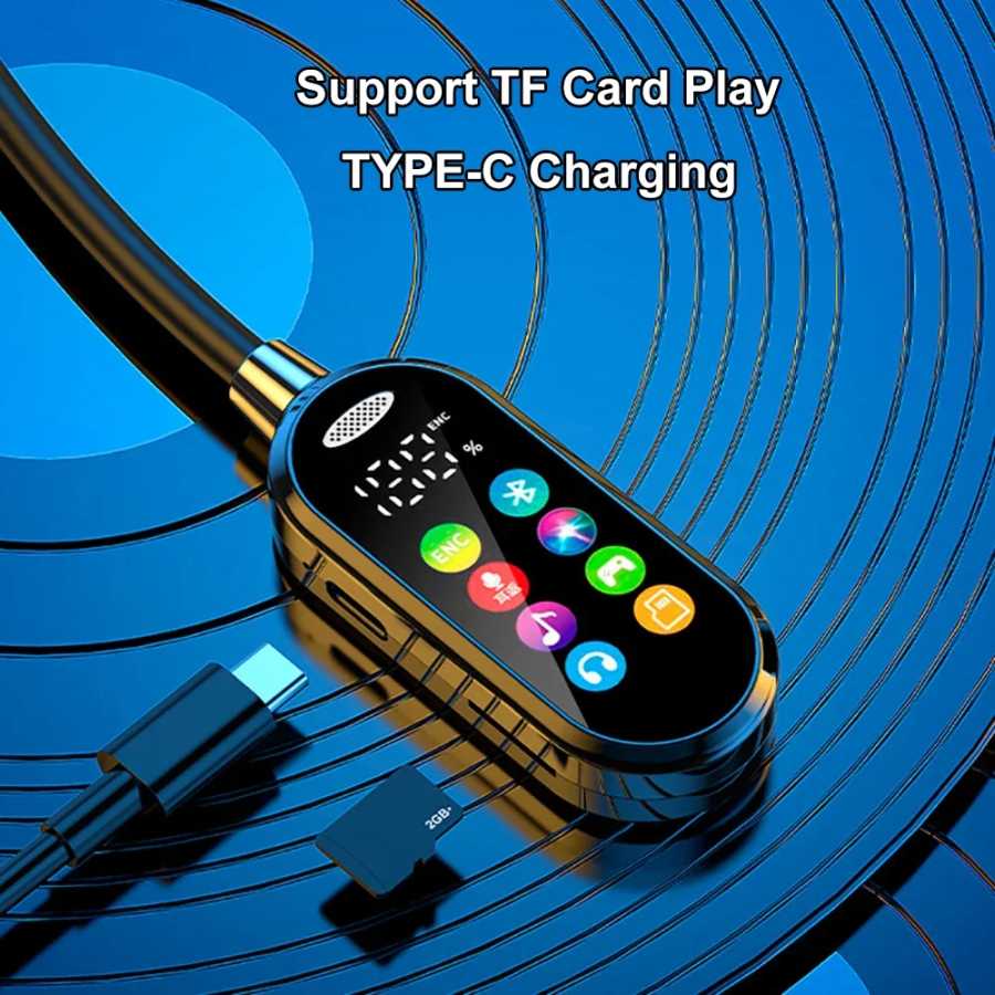 Фотография №2 товара Цветной экран, Bluetooth 5,4, наушники с шейным ремешком, беспроводные гарнитуры,