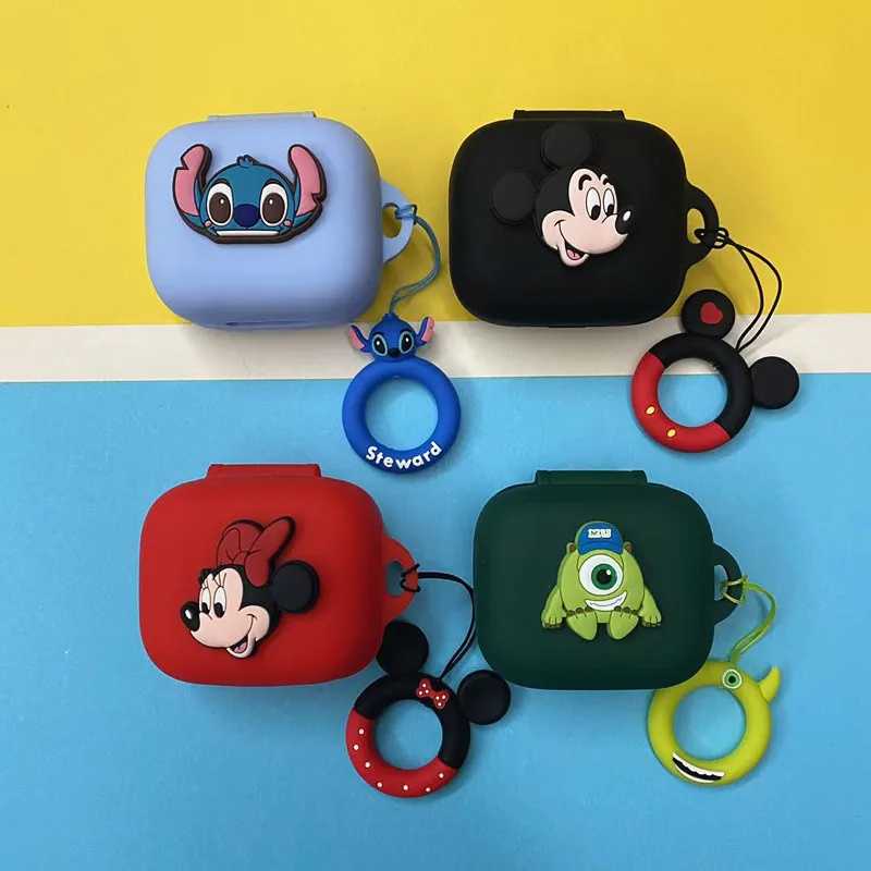 Чехол для наушников Potdemiel Disney для Anker Soundcore R50i NC/P30i, силиконовый защитный чехол для беспроводных наушников с крючком Портативное аудио и видео