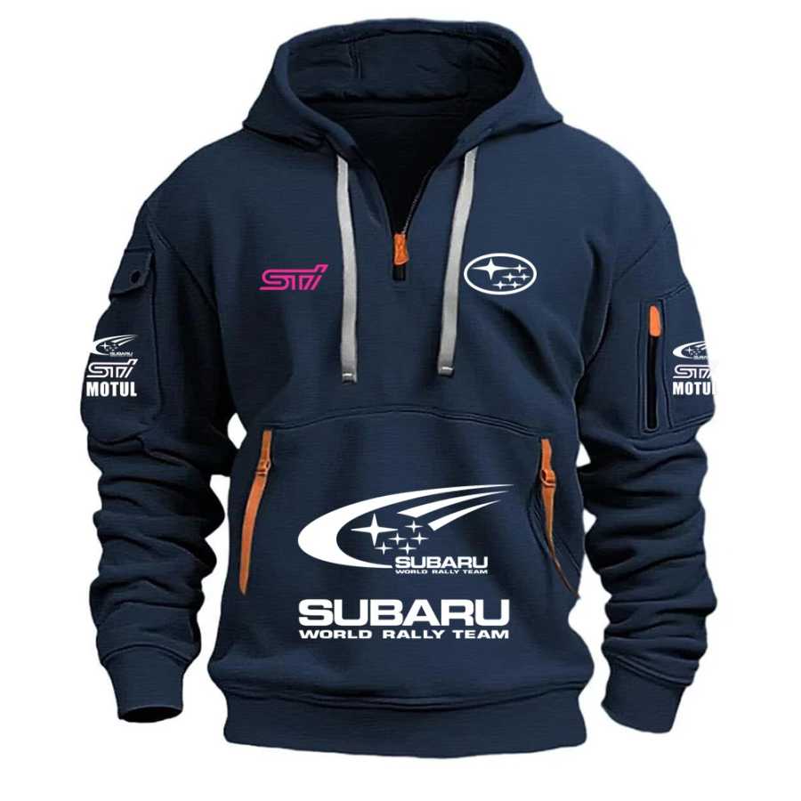 Фотография №1 товара Новая мужская флисовая толстовка-худи SUBARU Racing 2026 года с капюшоном