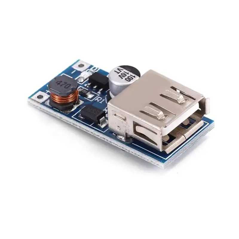 1 шт. USB-модуль для зарядки с выходом DCDC 0.9V-5V на 5V 600MA, преобразователь напряжения для Power Bank, повышающий преобразователь, модуль питания Активные компоненты