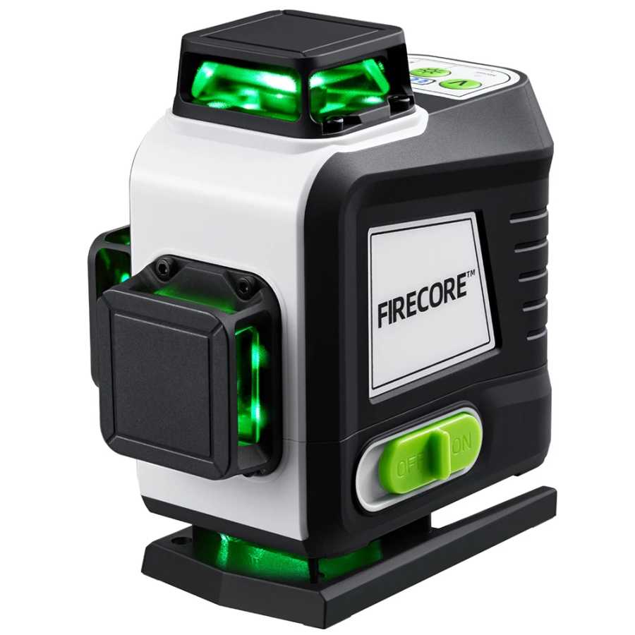 Фотография №5 товара FIRECORE F94T-XG/F95T-XG/F95T-4G/G20/G30/G50/G60 Зеленый лазерный уровень 360 3D/4D 16/12/5/2 линии