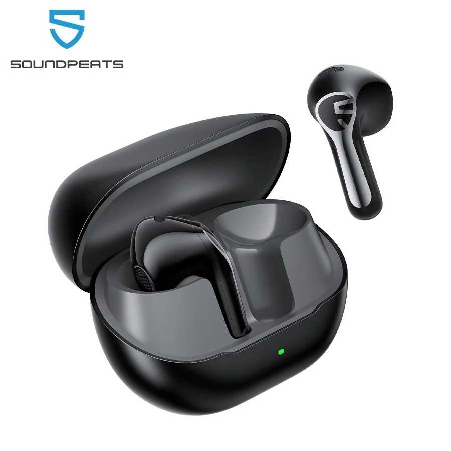 Беспроводные наушники SOUNDPEATS Air6 HS, Bluetooth 6.0, с 13-мм драйвером с тройным магнитом, аудио LDAC Hi-Res, иммерсивный звук Портативное аудио и видео