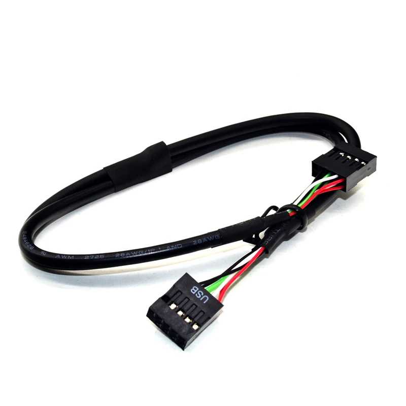 Фотография №1 товара USB 2.0 9-контактный удлинительный кабель-адаптер &laquo;папа-мама&raquo; USB2.0 9-контактный удлинитель мультипликатора
