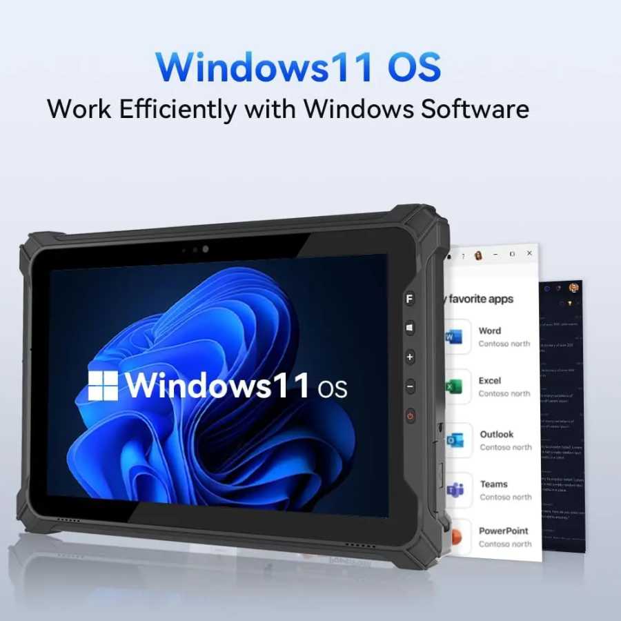 Фотография №1 товара 10,1-дюймовый защищенный планшет на Windows, 8 ГБ + 128 ГБ,