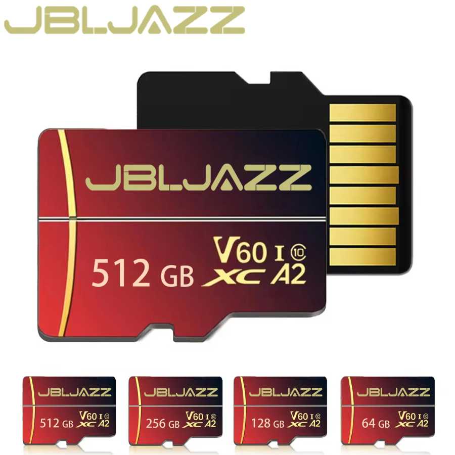 НОВАЯ карта памяти 128 ГБ с поддержкой 4K V60, Micro SD C10 U3, высокоскоростная, 512 ГБ, 256 ГБ для смартфонов, камер, дронов Хранение данных