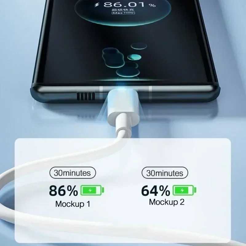 Фотография №3 товара 1/3 шт. короткий 30-сантиметровый кабель типа C — USB C,
