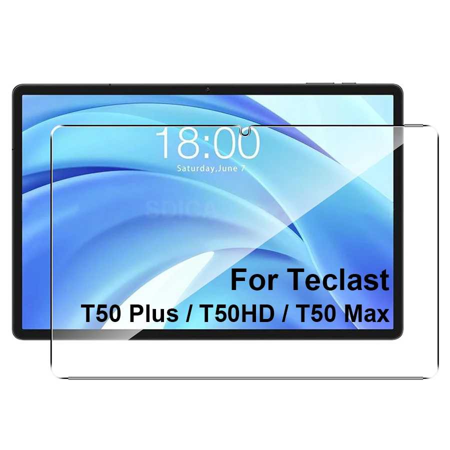 Для Teclast T50HD 11-дюймовая защитная пленка из закаленного стекла 2024 T50 Plus Max для планшета, прозрачная защитная пленка против царапин Аксессуары и запчасти для планшетов
