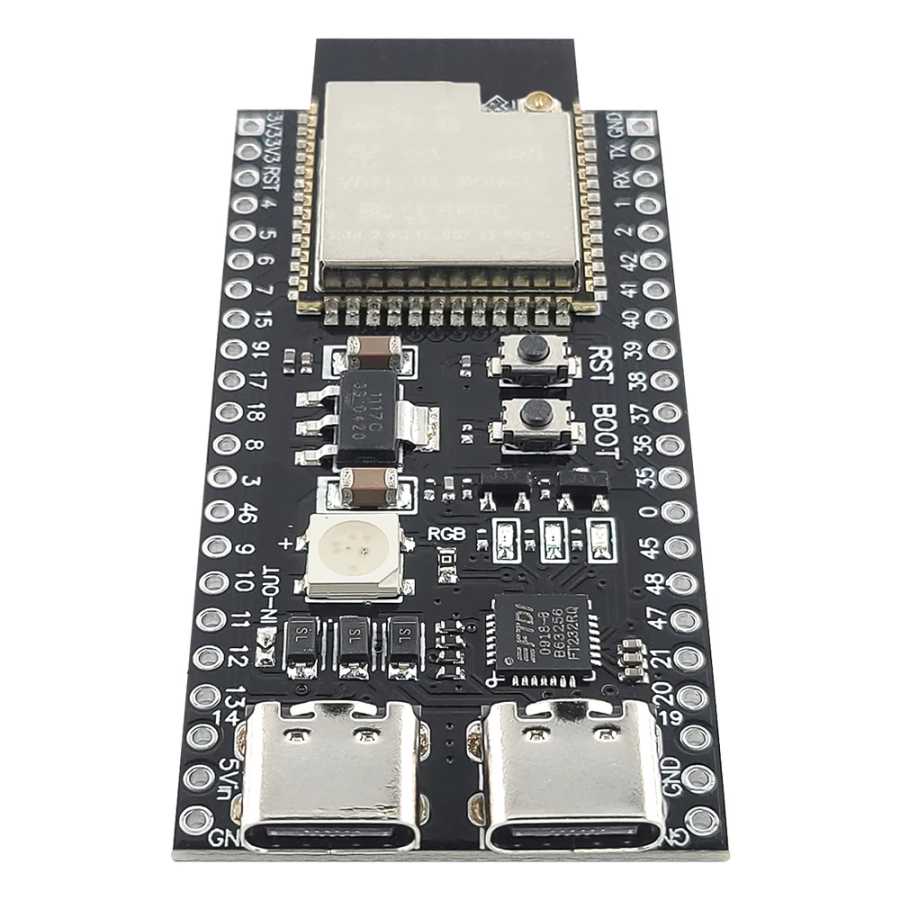 Фотография №4 товара НОВАЯ плата разработки ESP32-S3 с модулем Wi-Fi 2.4G и Bluetooth