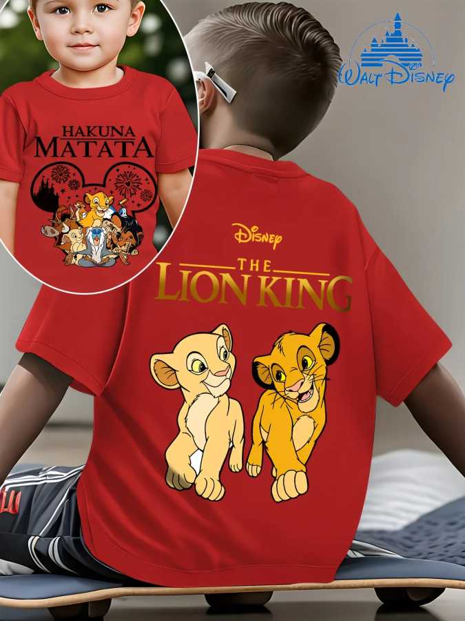 Фотография №3 товара Футболка с тематикой &laquo;Король Лев&raquo; от Disney для мальчиков, 100%