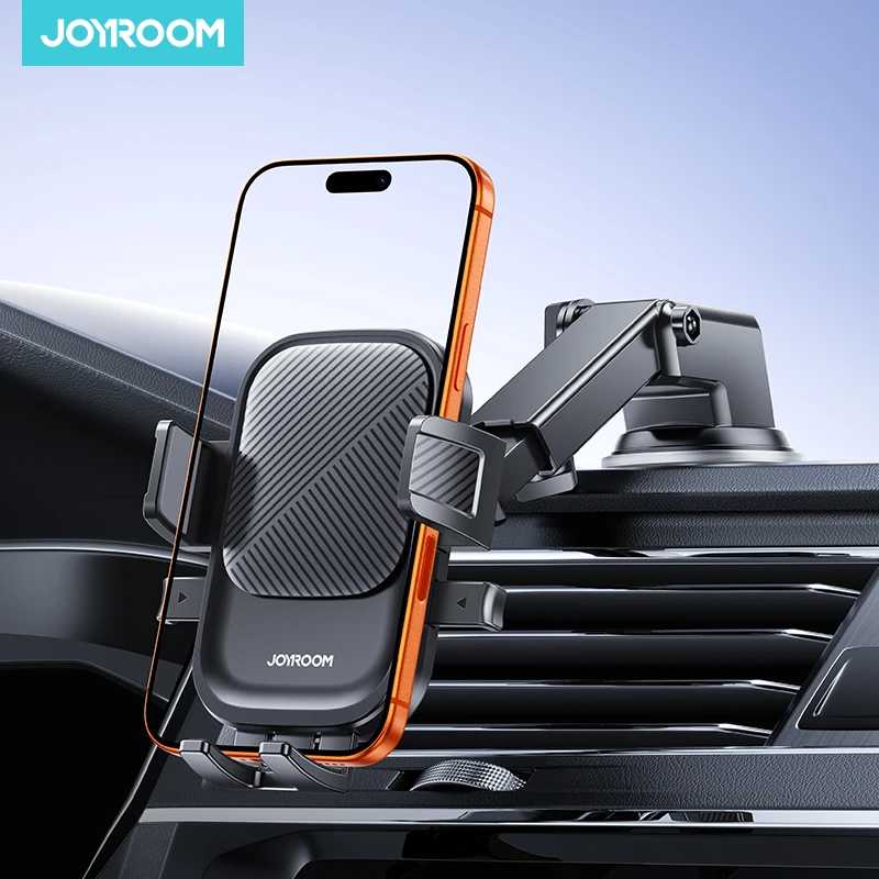 Универсальный автомобильный держатель для телефона Joyroom с присоской, автомобильная подставка для мобильного телефона на приборной панели для iPhone, Samsung, Google, Huawei Аксессуары для салона