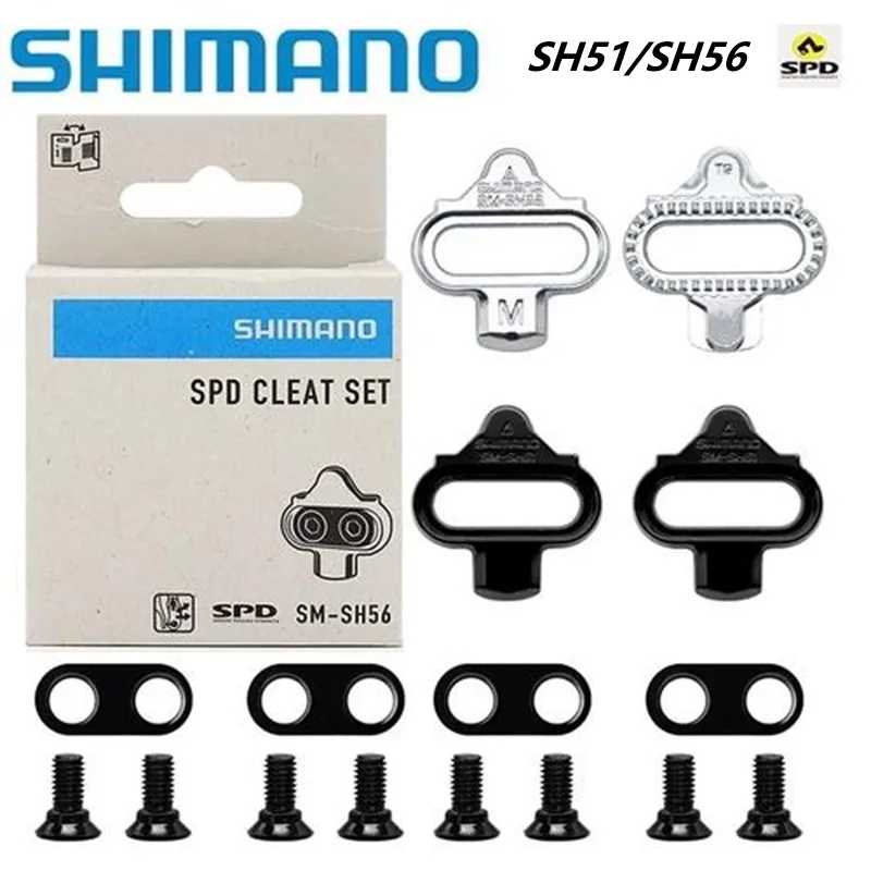 Shimano SPD SM SH51 SH56 Stollen MTB Bike Release Multi-Release Pedal Stollen с клетом Mutter Platten Float Berg Paar Cleat Велоспорт