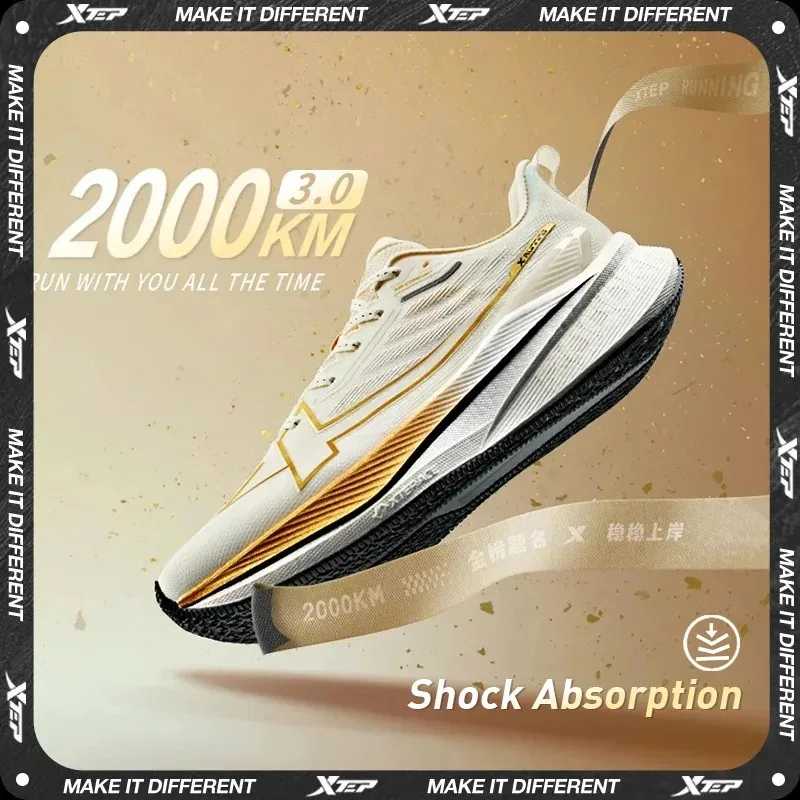 Мужские кроссовки Xtep 2000 км 3.0, весенние кроссовки 2025 года, амортизирующие тренировочные кроссовки для бега, износостойкие, легкие 875119110032 Кроссовки