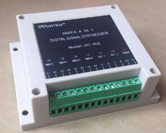 Цифровой синтезатор сигналов NMEA 4 в 1 с входом 4-канальный NMEA0183, выход 2-канальный NMEA0183 Умные системы общественной безопасности