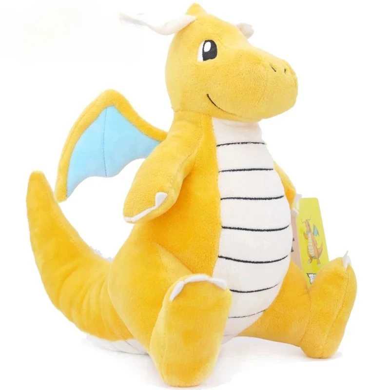 Мягкие игрушки в стиле аниме Kawaii Dragonite, милые плюшевые куклы, подушки-обнимашки, подарок на день рождения для детей, друзей, мальчиков, украшение для дома Мягкие игрушки