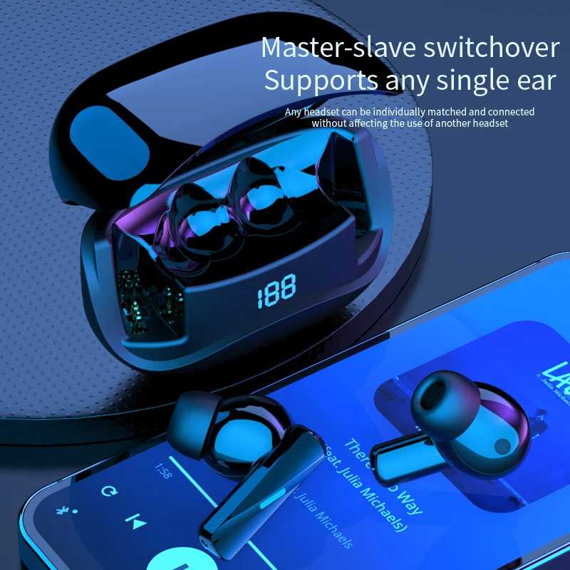 Фотография №2 товара MT60 ANC наушники Bluetooth 5,3 с активным шумоподавлением беспроводные наушники