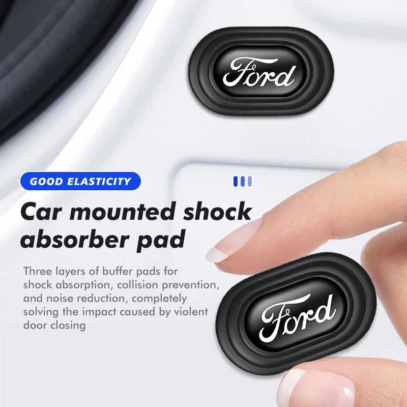 8 шт. амортизатор двери автомобиля, демпферная накладка, демпфер для Ford Focus mk2 mk3 mk4 Fiesta Ranger Mondeo S-MAX Kuga Аксессуары для салона