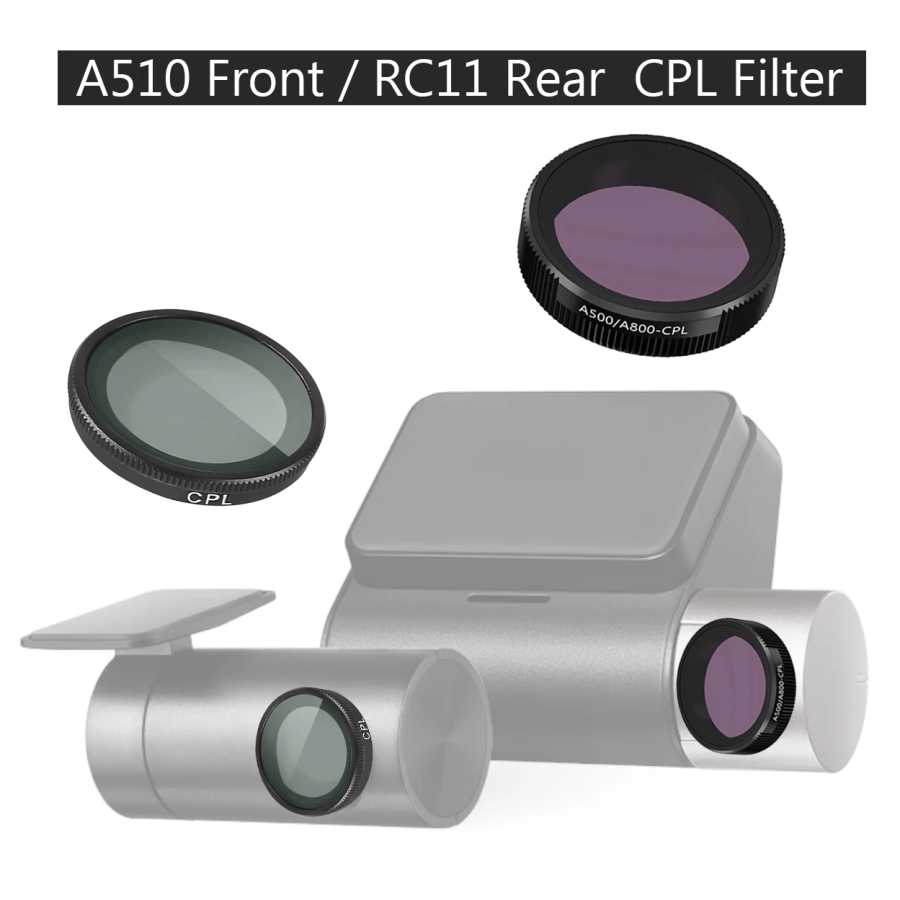 Для 70mai Dash Cam A510 CPL Фильтр для 70mai Rear Cam RC11 CPL Фильтр Автоэлектроника