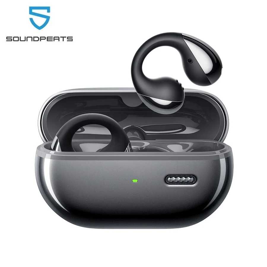 Беспроводные наушники SoundPEATS PearlClip Pro Bluetooth 5.4 Наушники-вкладыши с AI ENC Clear Call, многоточечным подключением, IPX5 Портативное аудио и видео