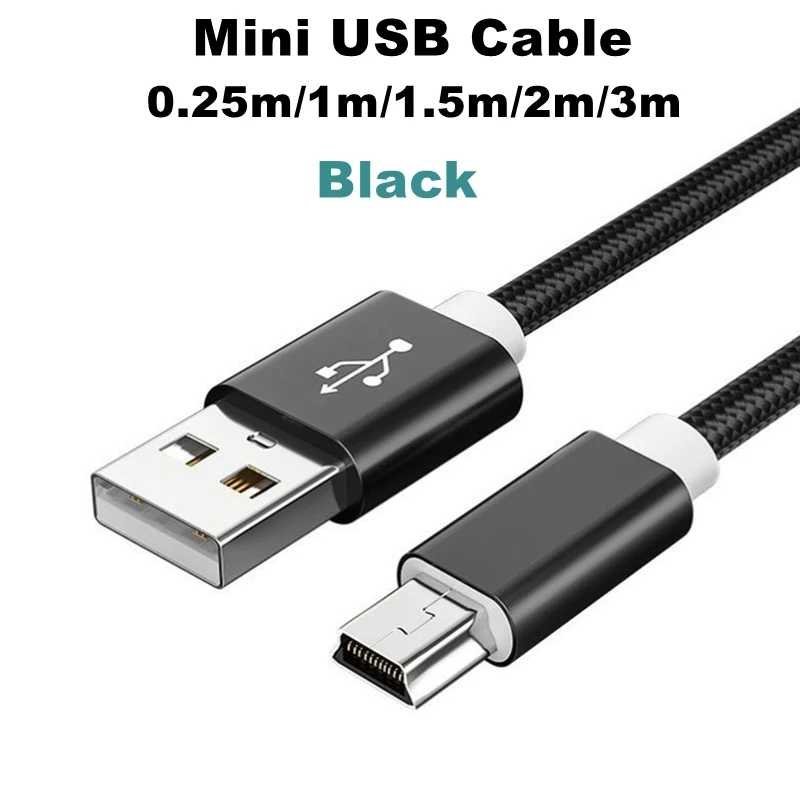 Фотография №1 товара 3 м 1 м 0,25 м Мини USB 5-контактный кабель