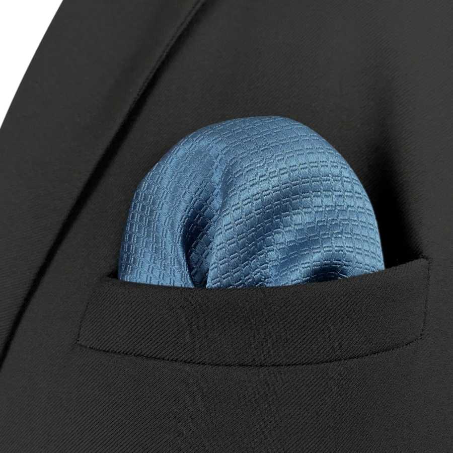 Фотография №3 товара Красочный мужской платок-паше с разноцветным узором в горошек и пейсли,