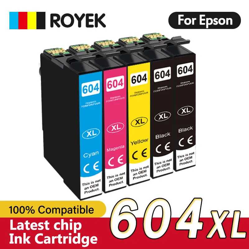 Фотография №5 товара Чернильный картридж T604 с чипом для принтера Epson T 604XL