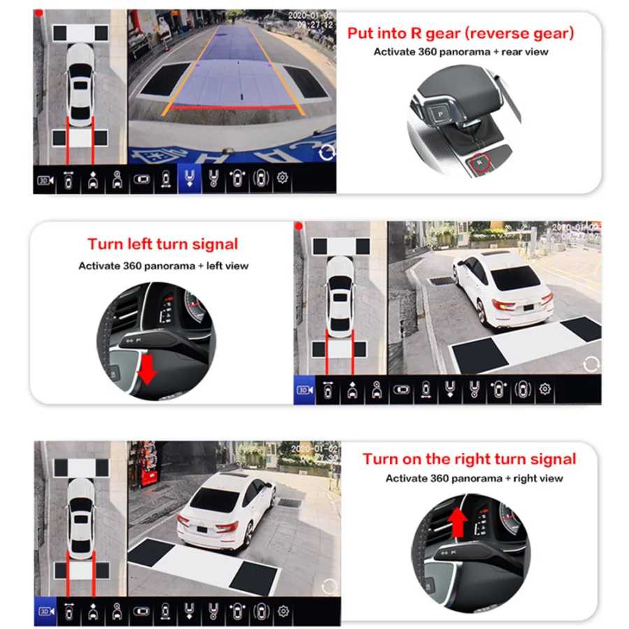 Фотография №3 товара Smartour 2024 Новый AHD 1080P 3D 360 градусов HD камера