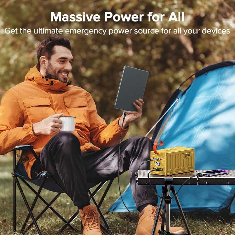 Фотография №3 товара QOOVI 60000 мАч Power Bank 22,5 Вт PD QC 3,0