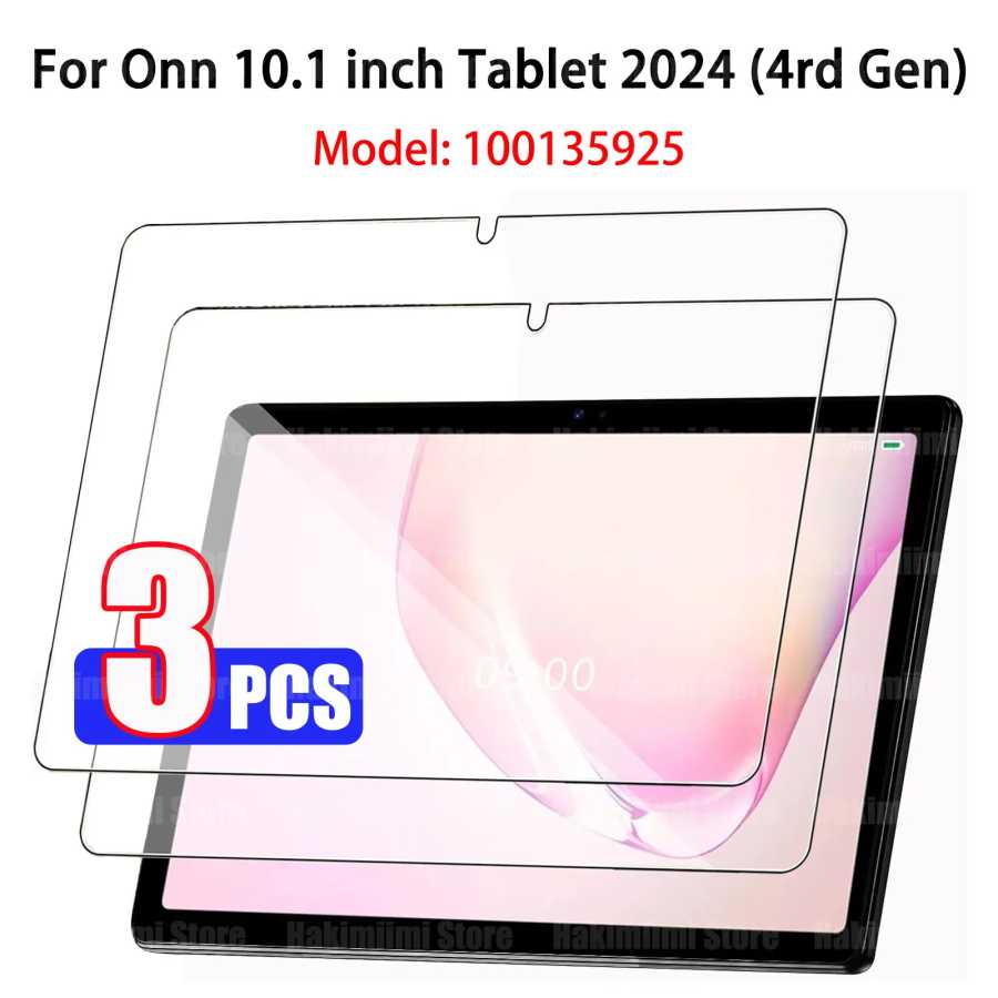 Защитная пленка для экрана планшета Onn 10,1 дюйма (модель 100135925) / Tablet Onn 10,1 дюйма Gen 4 (модель 2024 г.) Пленка из закаленного стекла Аксессуары и запчасти для планшетов