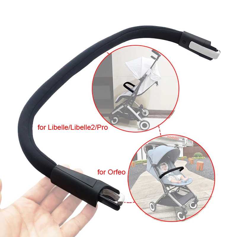 Подлокотник для коляски, совместимый с GB Pockit Plus All City Cybex Libelle/2/Pro Orfeo Багги, бампер, гибкий, складной, легко для путешествий Детские коляски и аксессуары