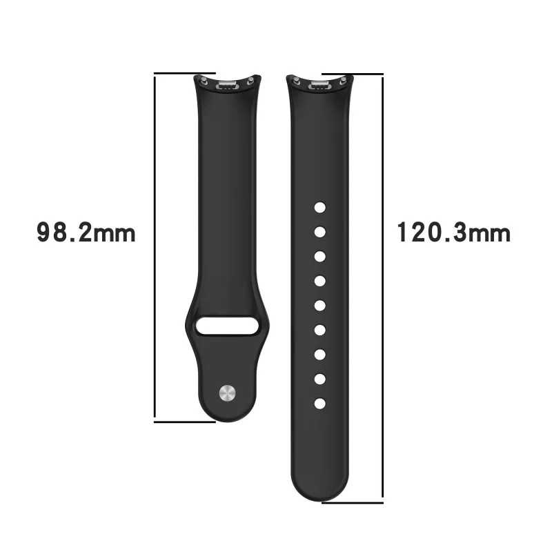 Фотография №5 товара Мягкий силиконовый ремешок для Xiaomi Mi Band 10 9 8,
