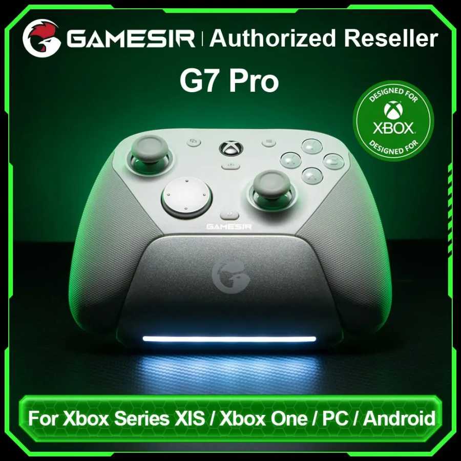 Игровой контроллер GameSir G7 Pro с лицензией Xbox, проводной контроллер для Xbox, беспроводной геймпад для ПК и Android-устройств Видеоигры и аксессуары