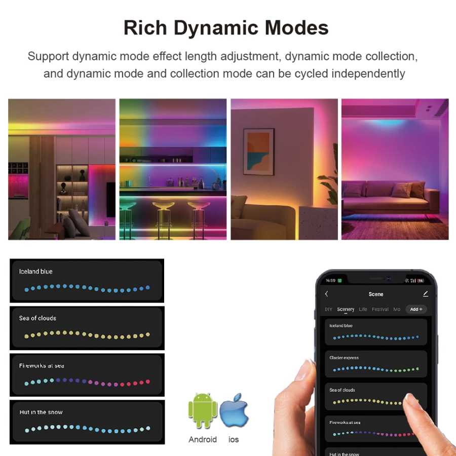 Фотография №4 товара Контроллер WS2811 WS2812 SP611E SP107E Bluetooth/WIFI Music Pixel Phone APP
