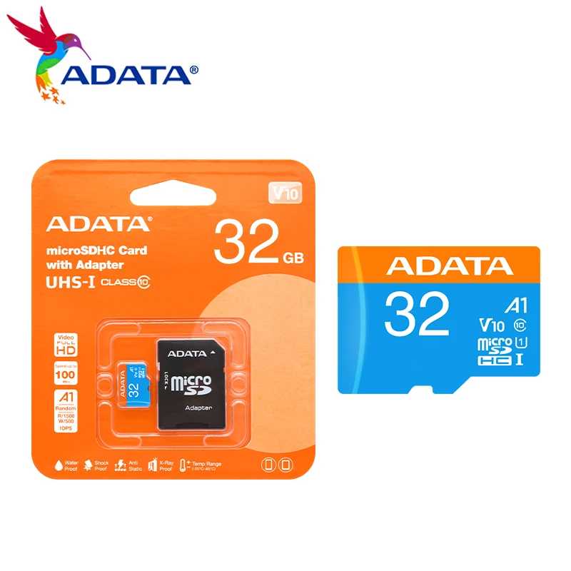 Фотография №4 товара Карта памяти ADATA A1 V10 MicroSD 32 ГБ, 64 ГБ,