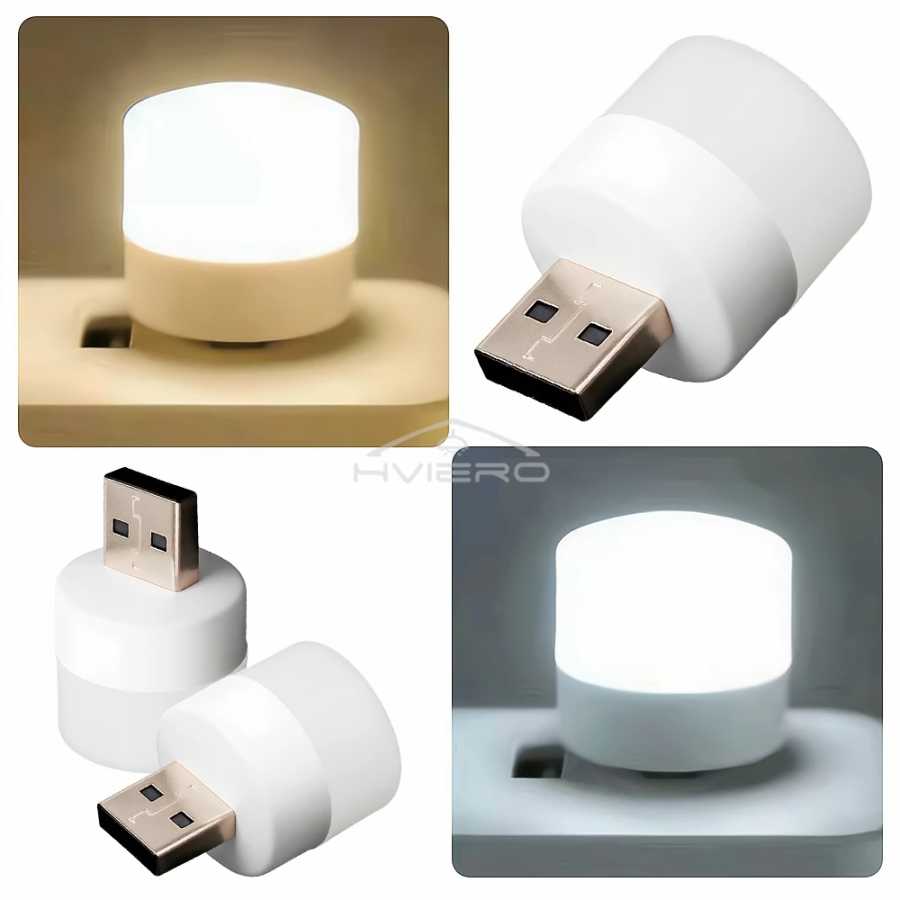Фотография №3 товара Мини-ночные светильники с USB-разъемом, портативный аккумулятор, зарядка, светодиодный светильник для
