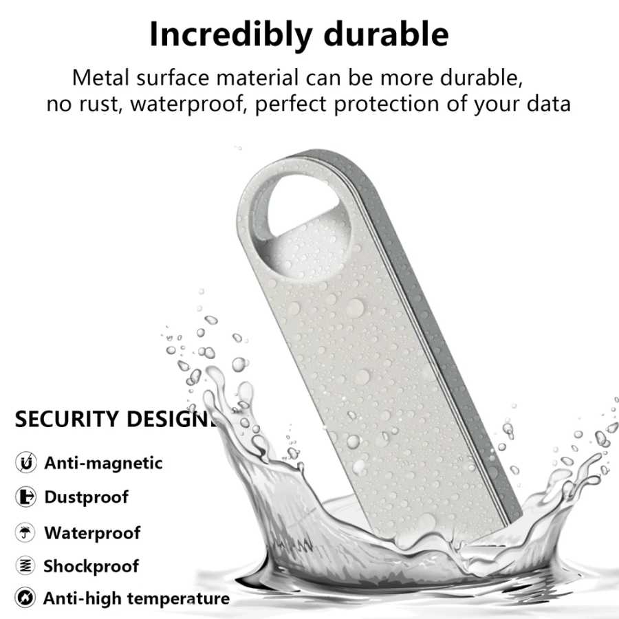Фотография №4 товара USB-флеш-накопитель ZSUIT металлический водонепроницаемый объемом 4 ГБ, 8 ГБ, 16